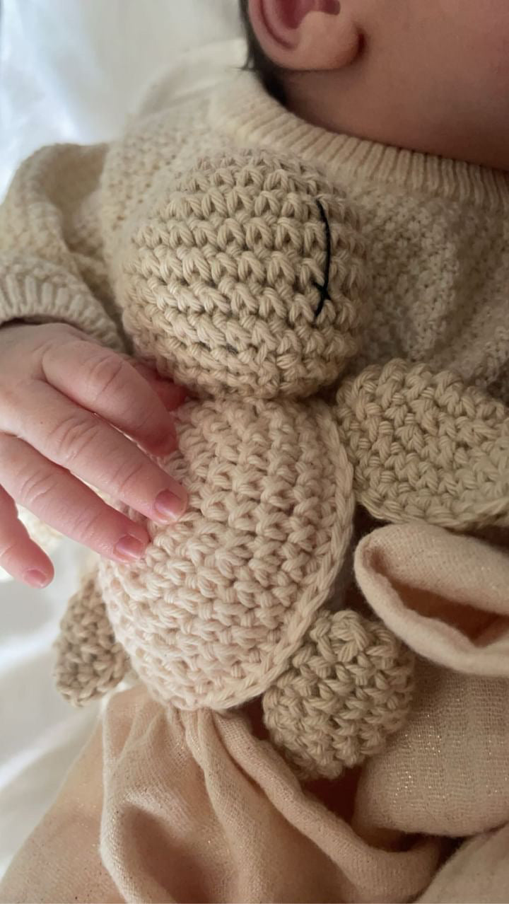 Doudou ma tortue nude paillettes