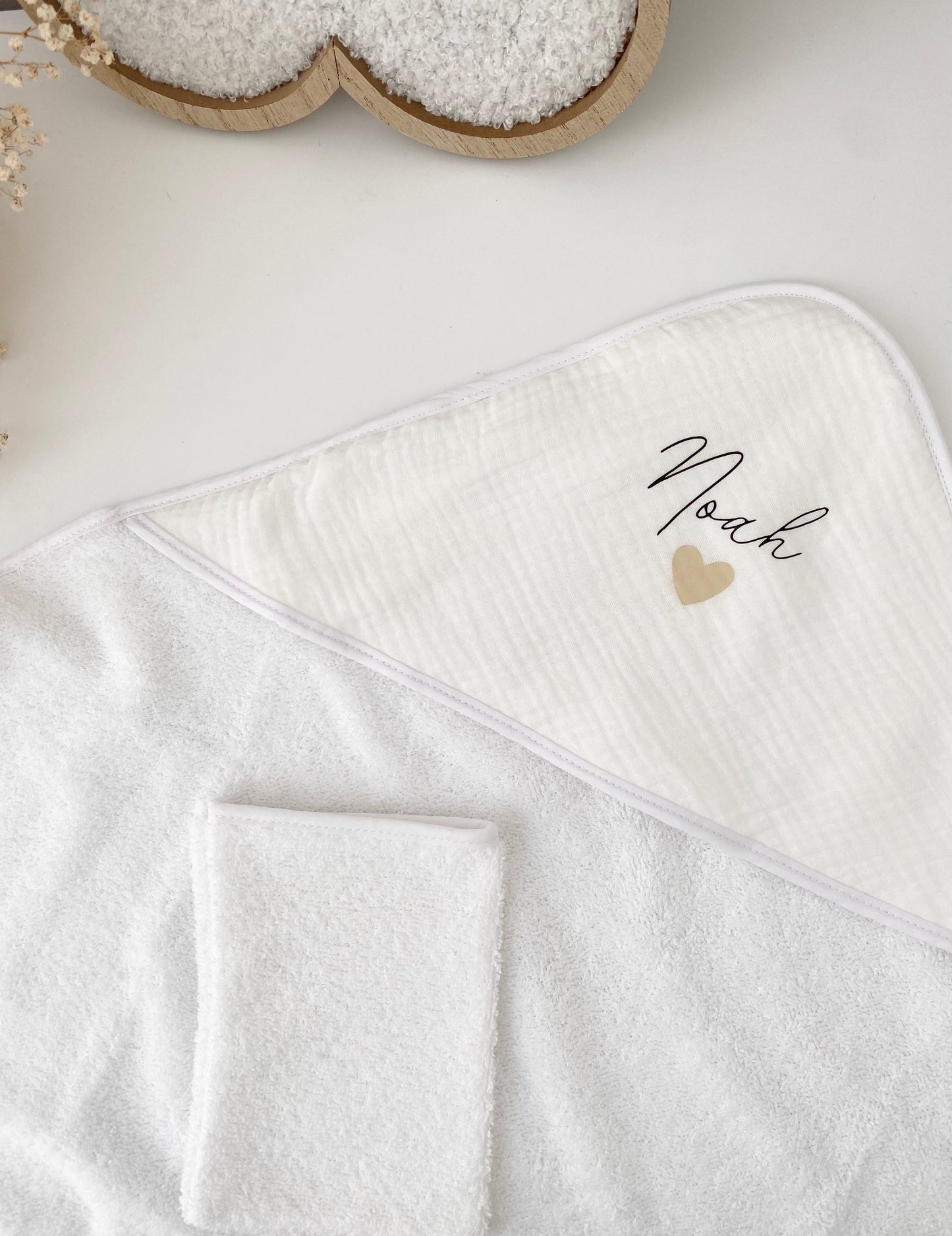 Cape de bain / gant de toilette