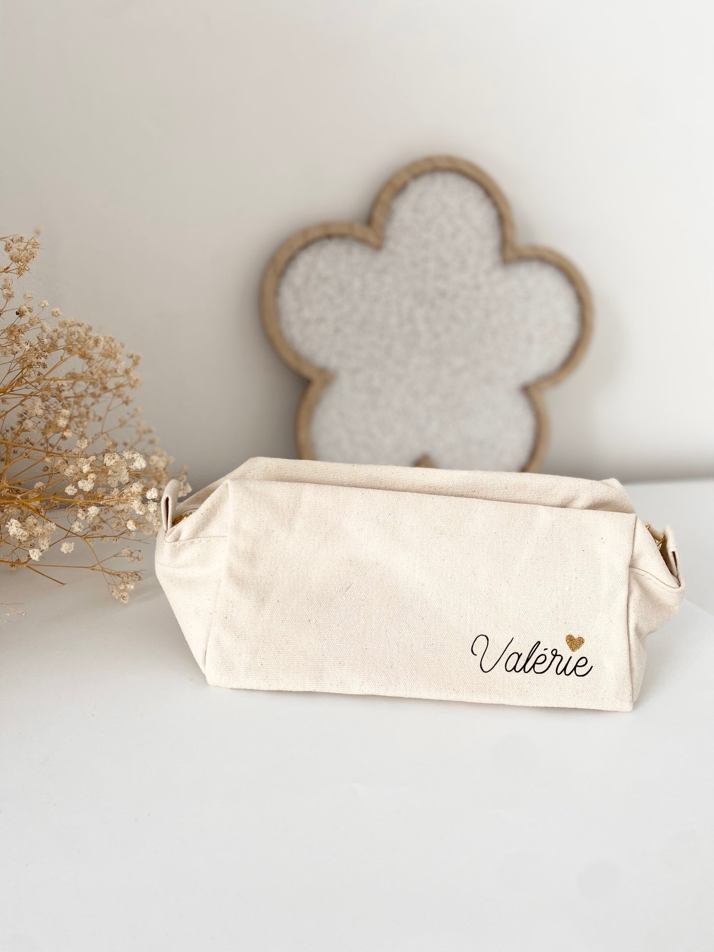 Trousse de toilette en coton