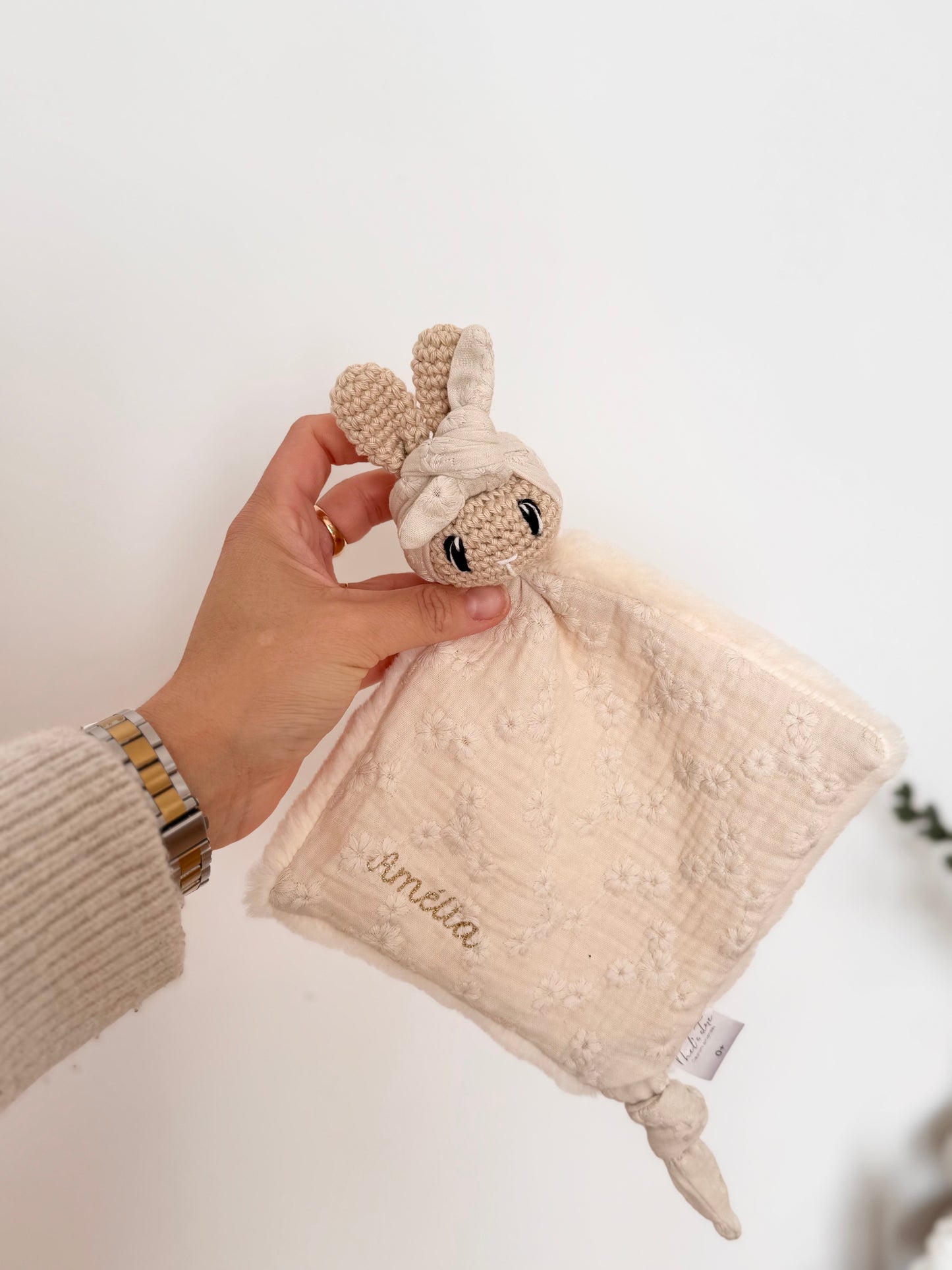 Mini doudou ma lapinette jolie