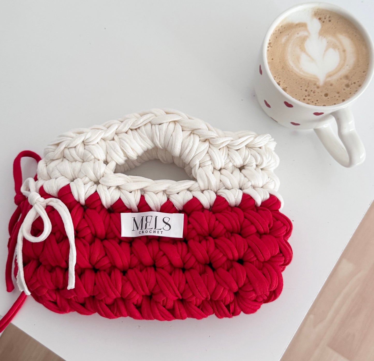 Petit sac au crochet CHERRY