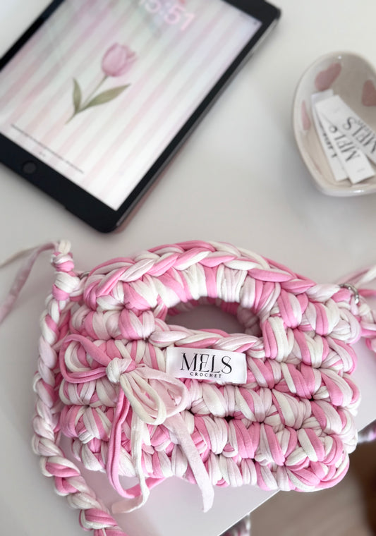 Mini sac au crochet MARSHMALLOW