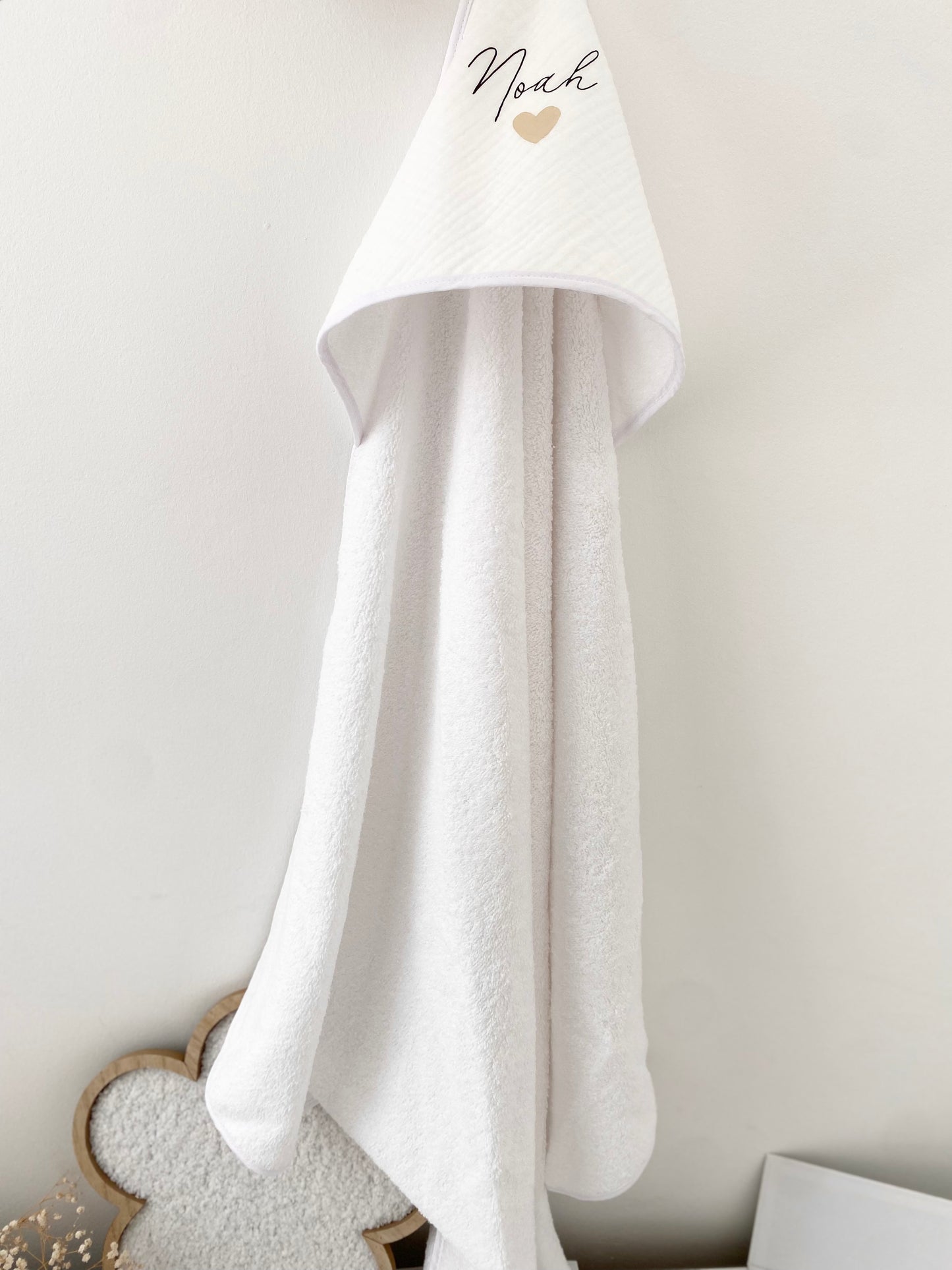 Cape de bain / gant de toilette