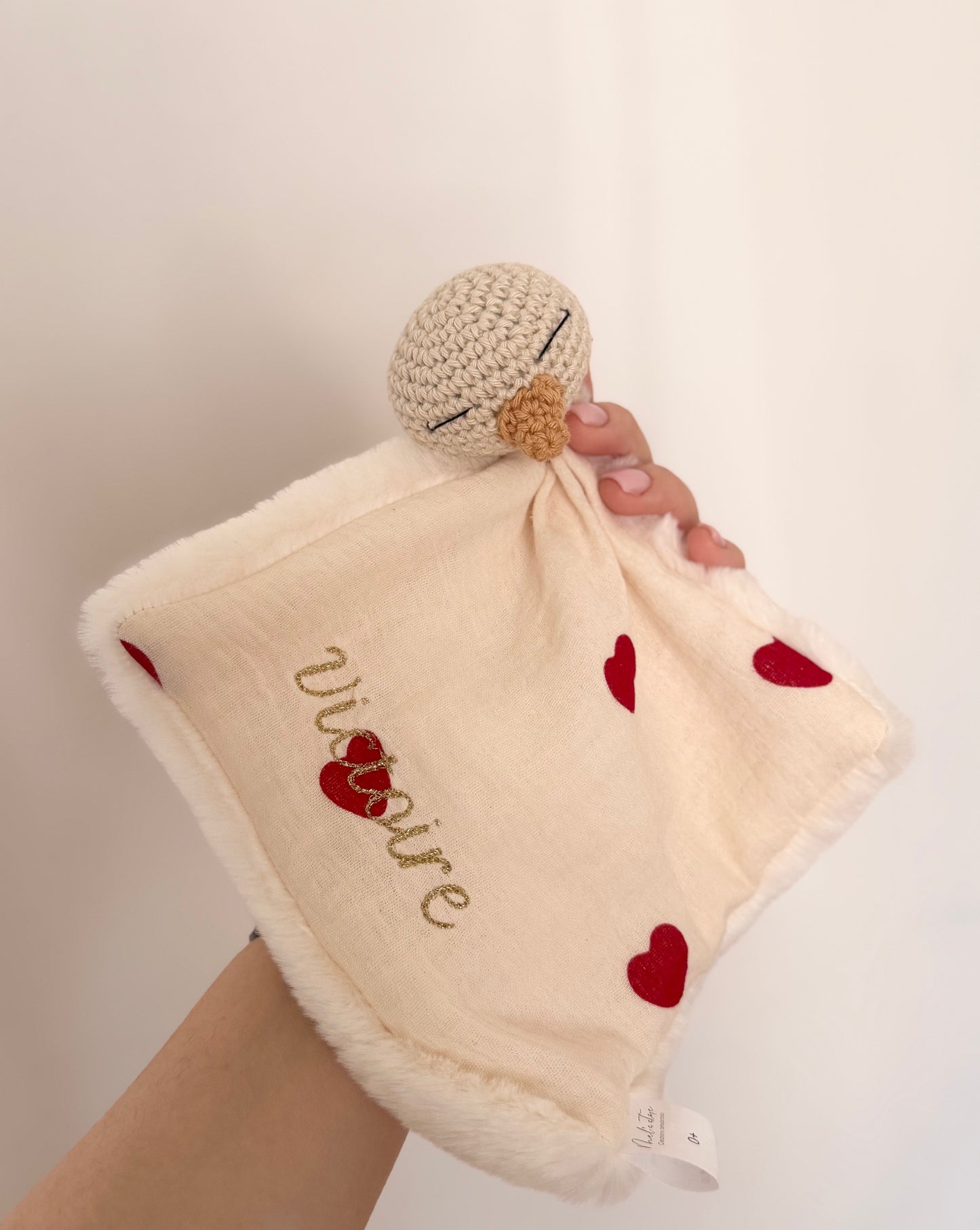 Mini doudou oie